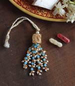 Beads tassel rakhi with roli chawal