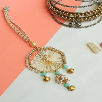 Joyful beads lumba rakhi  with roli chawal 1