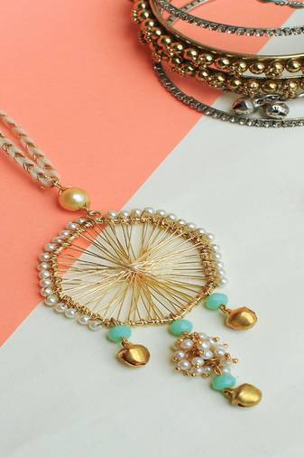 Joyful beads lumba rakhi  with roli chawal