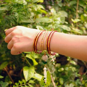 Bhabhi lumba rakhi with roli chawal 3