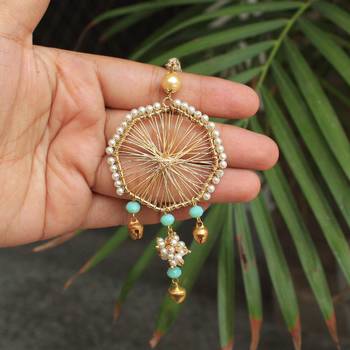 Joyful beads lumba rakhi  with roli chawal 2