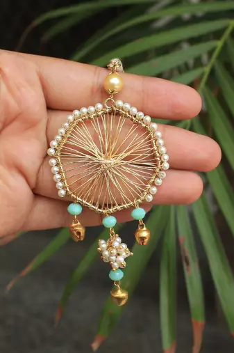 Joyful beads lumba rakhi  with roli chawal