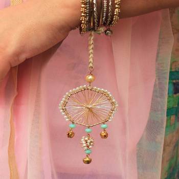 Joyful beads lumba rakhi  with roli chawal 3