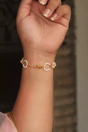 Kundan trio bhabhi rakhi with roli chawal