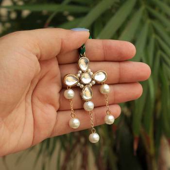 Kundan amaze lumba rakhi  with roli chawal 2