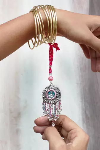 Eternal blessings vivid vintage bhabhi lumba with roli chawal
