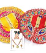 6.5'' Zari And Thread Work Poshak And Shringar