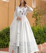 Stylish women anarkali kurta & dupatta set