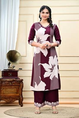 Stylish women kurta & palazzo set 1