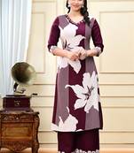 Stylish women kurta & palazzo set