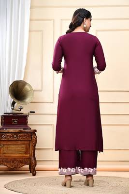 Stylish women kurta & palazzo set 2