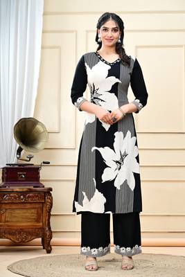 Stylish women kurta & palazzo set 1