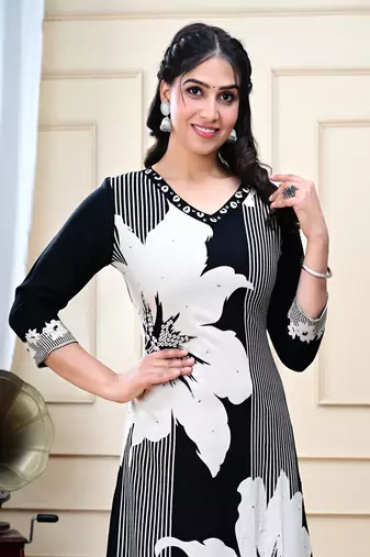 Stylish women kurta & palazzo set