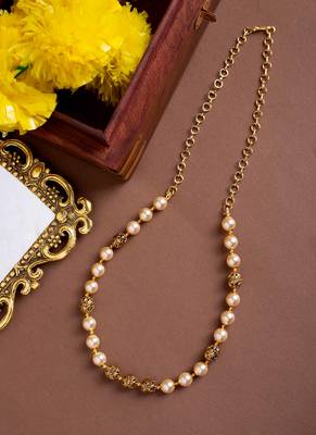 Golden pearl antique mala 1