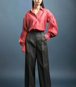 Coral rose pink classy shirt