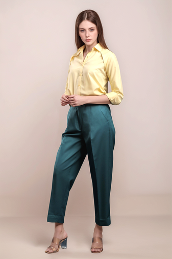 Pale yellow shirt