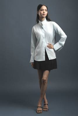 Sky blue classy shirt 1