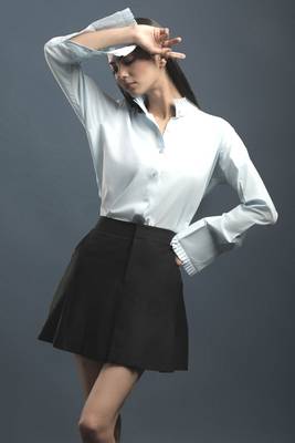 Sky blue classy shirt 4