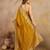 Trendmalls Yellow Art Silk Embroidery work Saree with Unstitched Blouse Piece