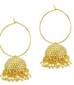 Ethnic Indian Bollywood Fashion Jewelry Set Hoop Jhumki Earrings