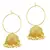 Ethnic Indian Bollywood Fashion Jewelry Set Hoop Jhumki Earrings