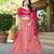 Rani Pink Viscose Jacquard Lehenga Choli Set