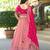 Rani Pink Viscose Jacquard Lehenga Choli Set