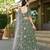 Green Embroidered Lehenga Choli In Tissue