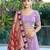 Lavender Embroidered Viscose Lehenga Choli