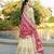 Embroidered Work Viscose Lehenga Choli in Cream for Festival