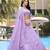 Organza Lavender Sequins Work Lehenga Choli Set