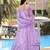 Organza Lavender Sequins Work Lehenga Choli Set