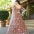 Brown Tissue Embellished Lehenga Choli