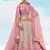 Pink Silk Blend Sequins Work Lehenga Choli