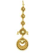 Ethnic Indian Bollywood Fashion Jewelry Set Zircon Maang Tikka