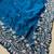 Blue Rangoli Silk blend Saree