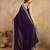 Trendmalls Purple Art Silk Embroidery Saree with Unstitched Blouse