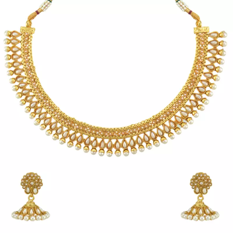 Ethnic Indian Bollywood Necklace Set Festive Necklace Set