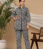 Black plain cotton raya angel co ord sets