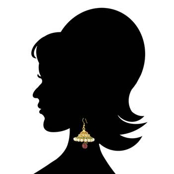 Ethnic Indian Bollywood Fashion Jewelry Set Traditional Chandni Dangler Earrings 2