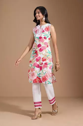 Multicolor plain cotton raya angel co ord sets