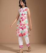 Multicolor plain cotton raya angel co ord sets