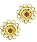 Ethnic Indian Bollywood Fashion Jewelry Set Stud Earrings
