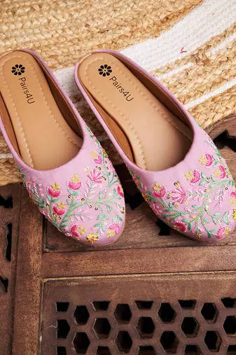 Pairs4u women's mojari ethnic punjabi juttis fancy bellies comfortable sole for womens & girls