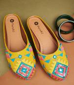 women's mojari ethnic punjabi juttis fancy bellies comfortable sole for womens & girls