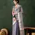 grey Khadi Organza Jacquard Saree 