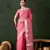 pink Khadi Organza Jacquard Saree 