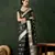 green Khadi Organza Jacquard Saree 