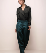 Black batwing sleeve shirt