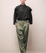 Black batwing  women shirt